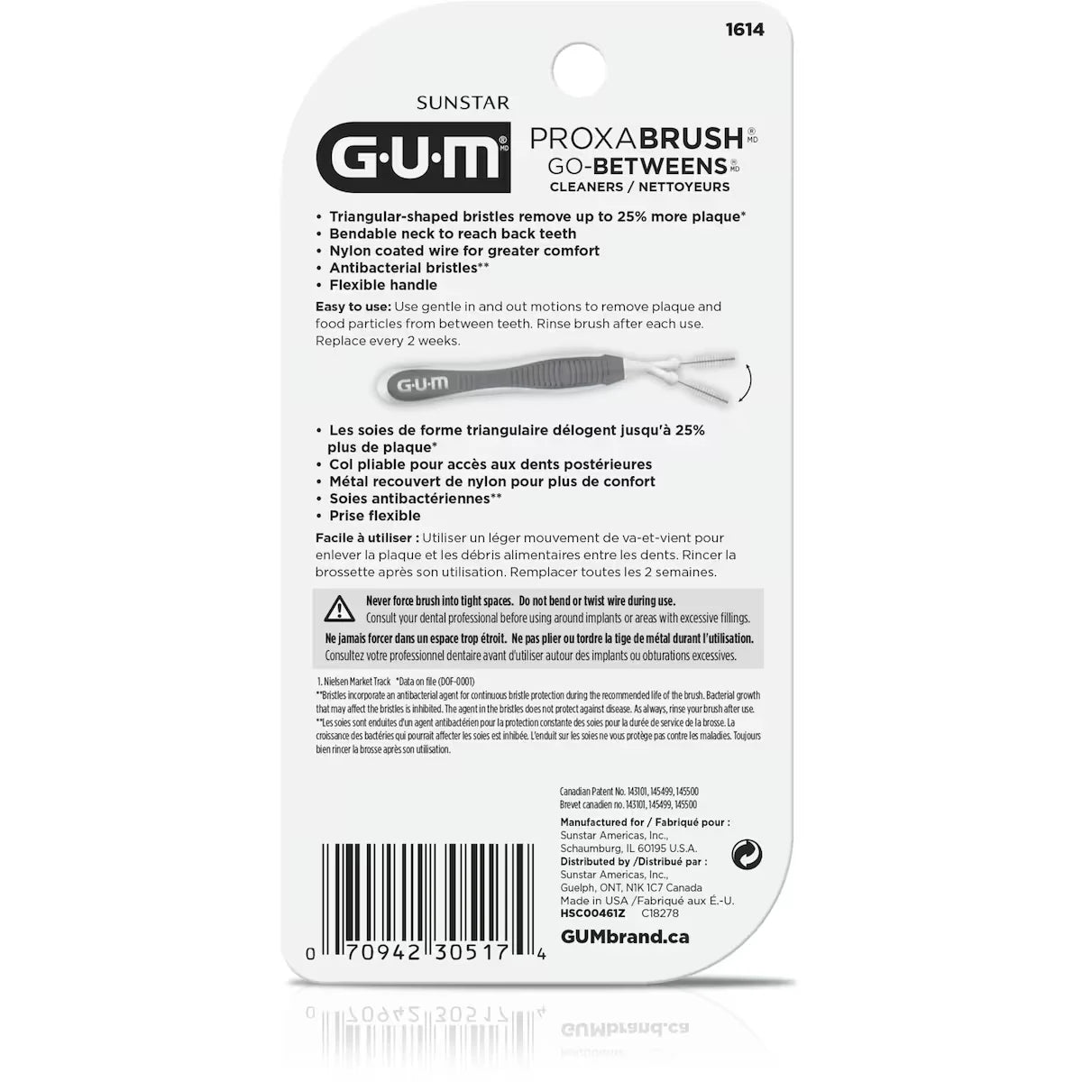 Gum Proxabrush Go-Betweens , Wide - 8Ct product detail