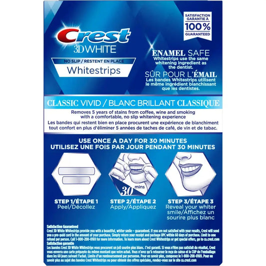 Crest 3D White Whitestrips Classic Vivid, 20 Treatments product detail