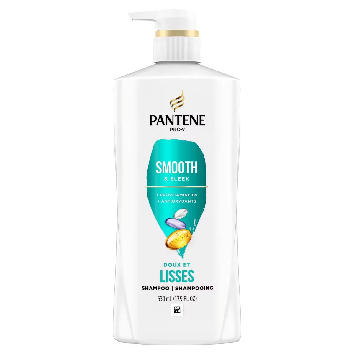 Pantene PRO-V Smooth & Sleek Shampoo, 530 mL product image