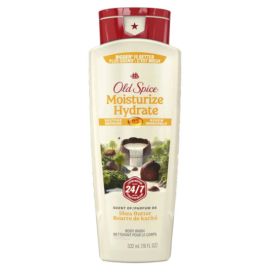 Old Spice Men's Body Wash Moisturize with Shea Butter product detail