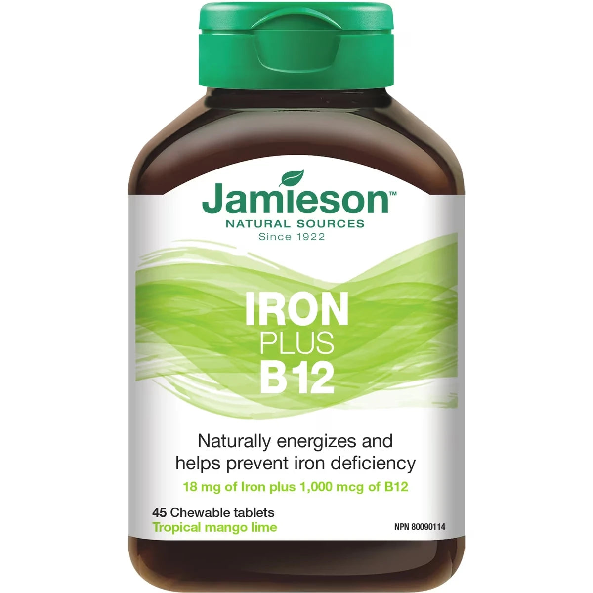 Jamieson Iron Plus Vitamin B12 product detail