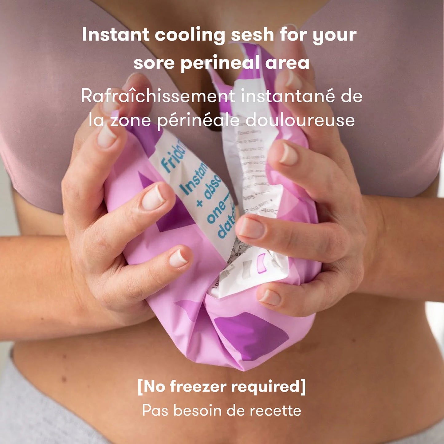 Postpartum cold pad detail