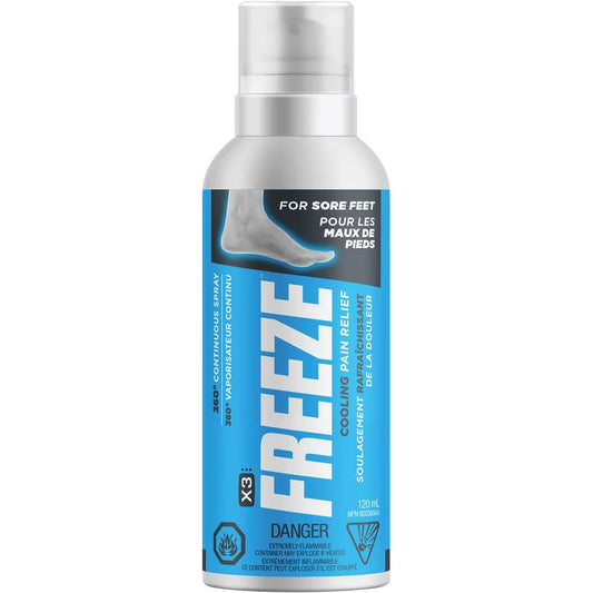 X3 Cooling Pain Relief Continuous Spray for Sore Feet view 2