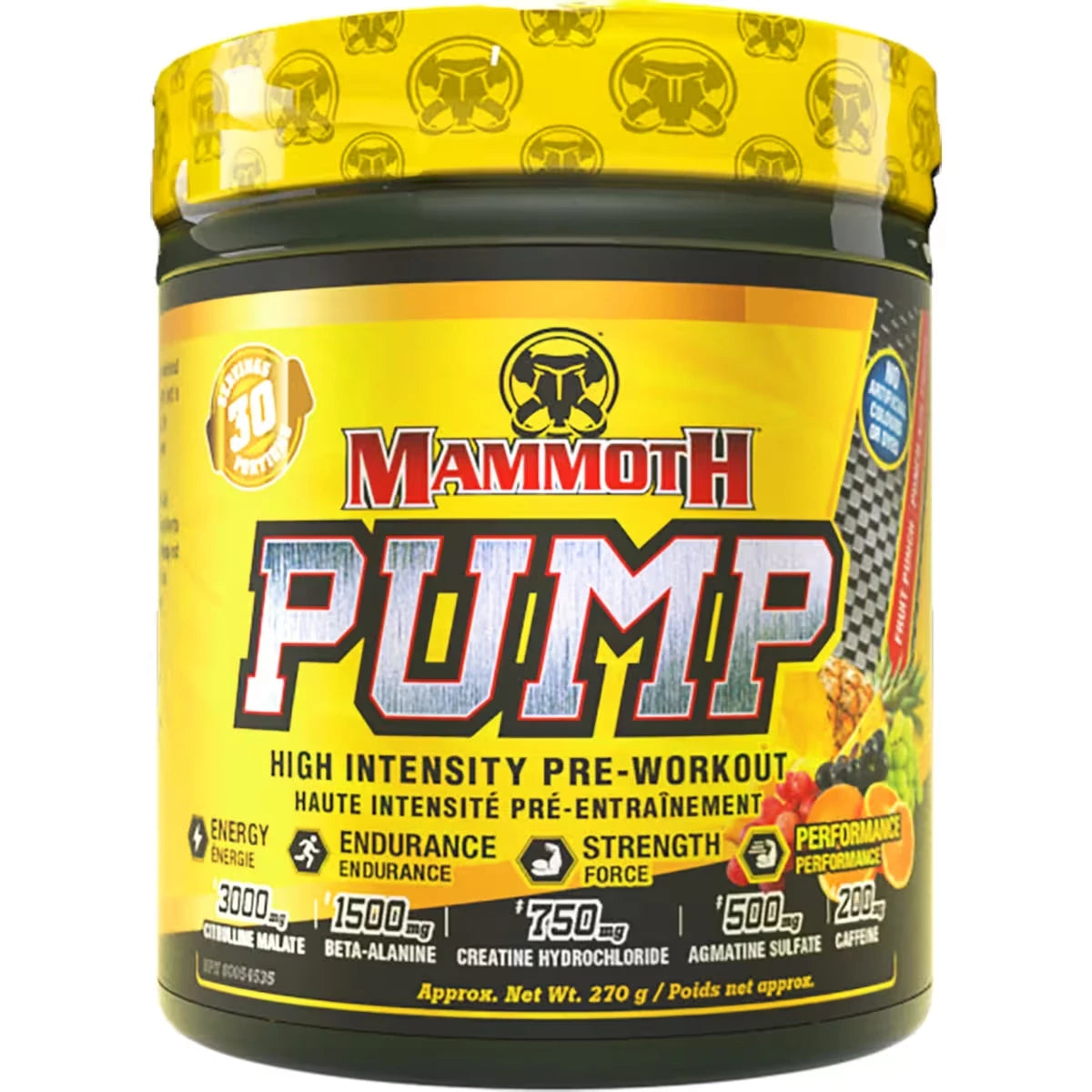 Mammoth Pump - Fruit Punch front package