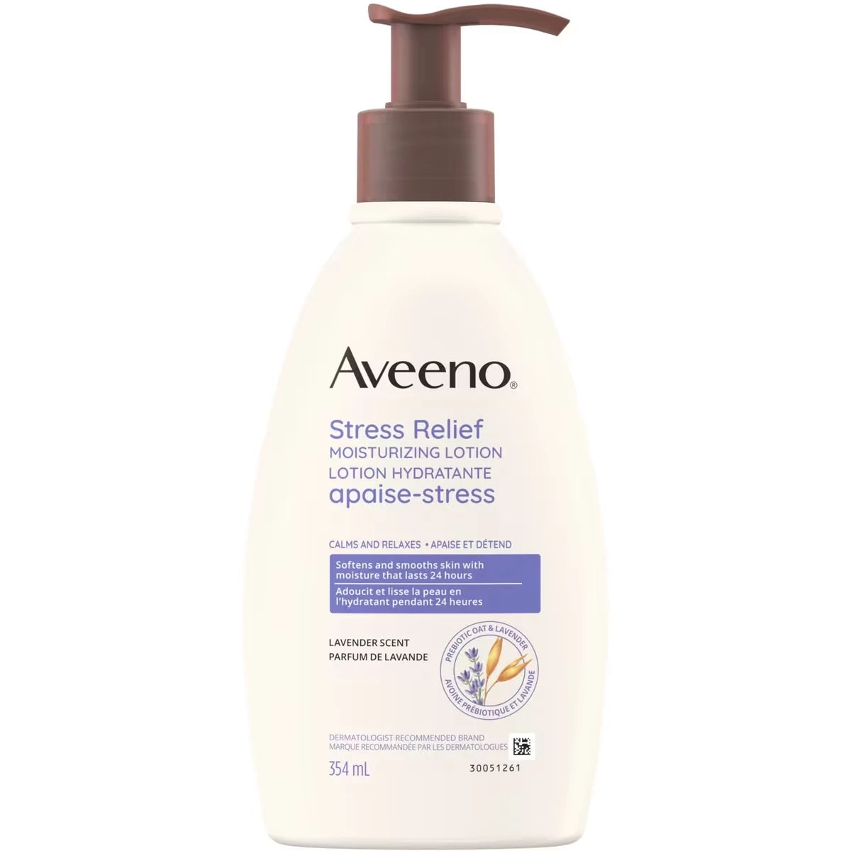 Aveeno Stress Relief Moisturizing Lotion, Lavender product image