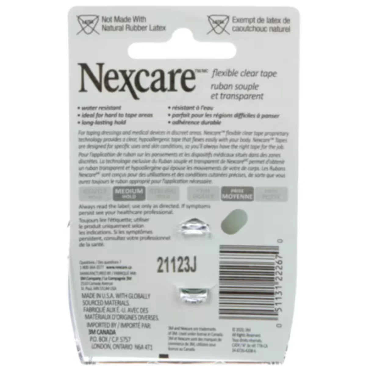 Nexcare Flexible Clear First Aid Tape Dispenser 778-CA product detail