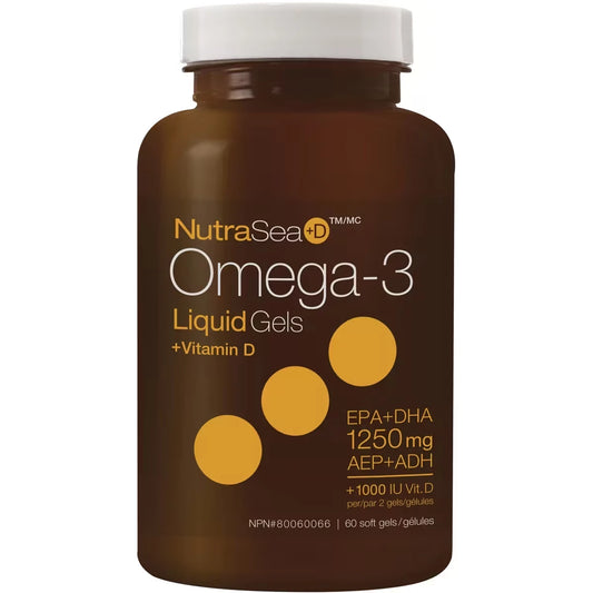 Nature's Way NutraSea+D Omega-3 Liquid Gels view 2