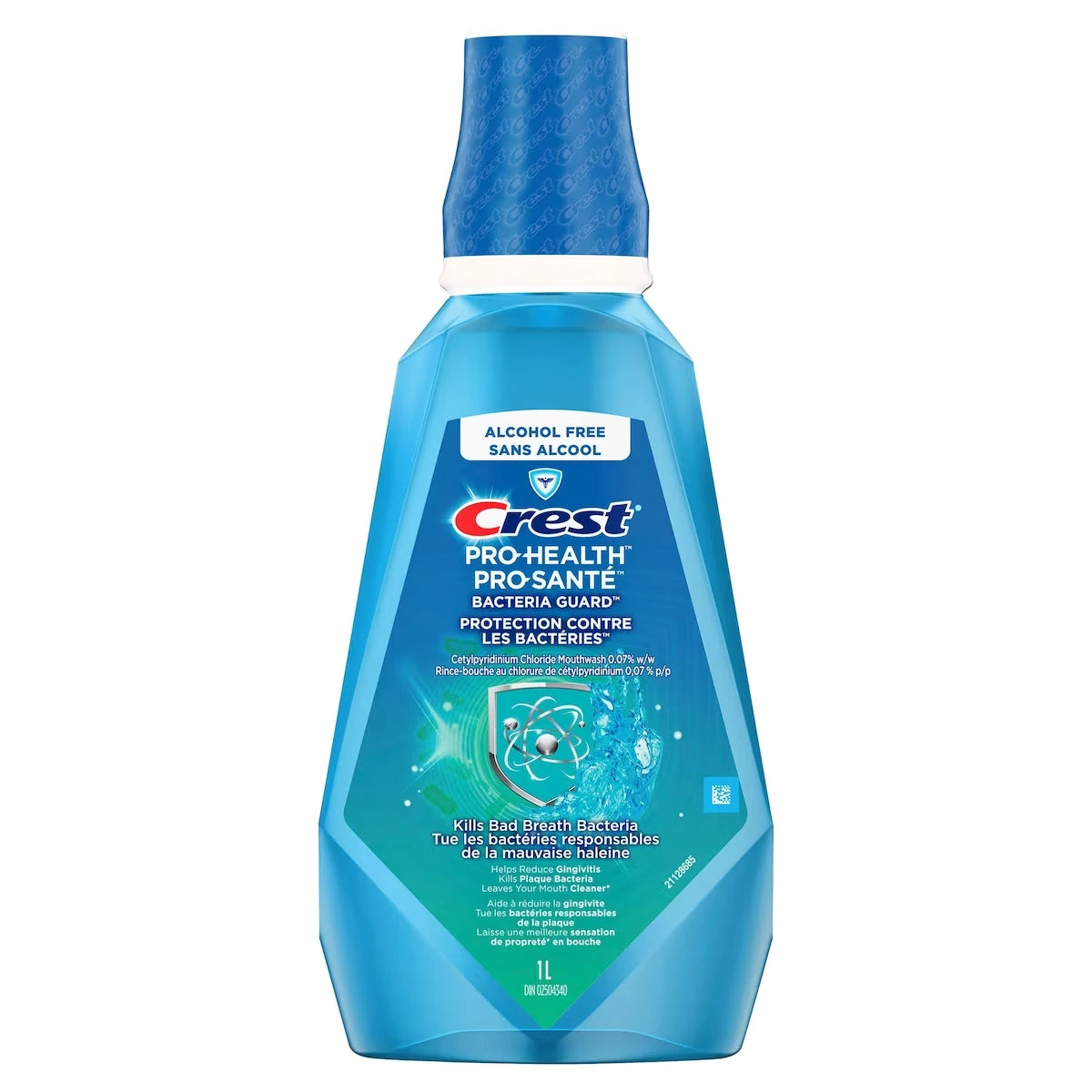 Crest Bacteria Guard Plus Mouthwash with 1.5% Hydrogen Peroxide, Mint 1L product image
