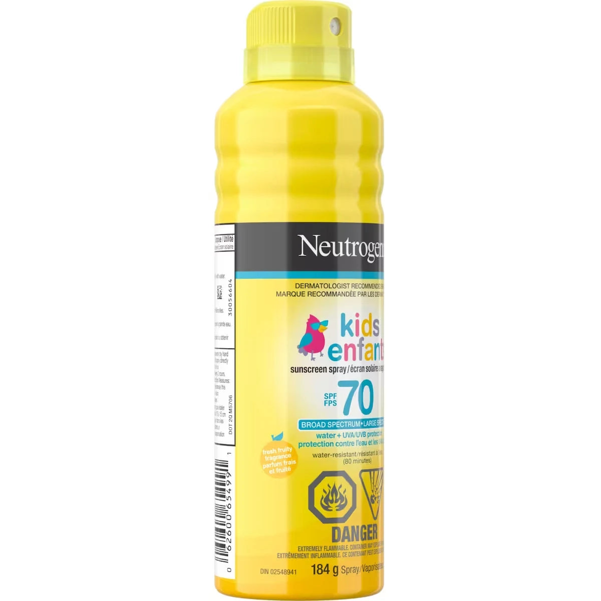 Neutrogena Kids Sunscreen Spray, water resistant, SPF 70 product detail