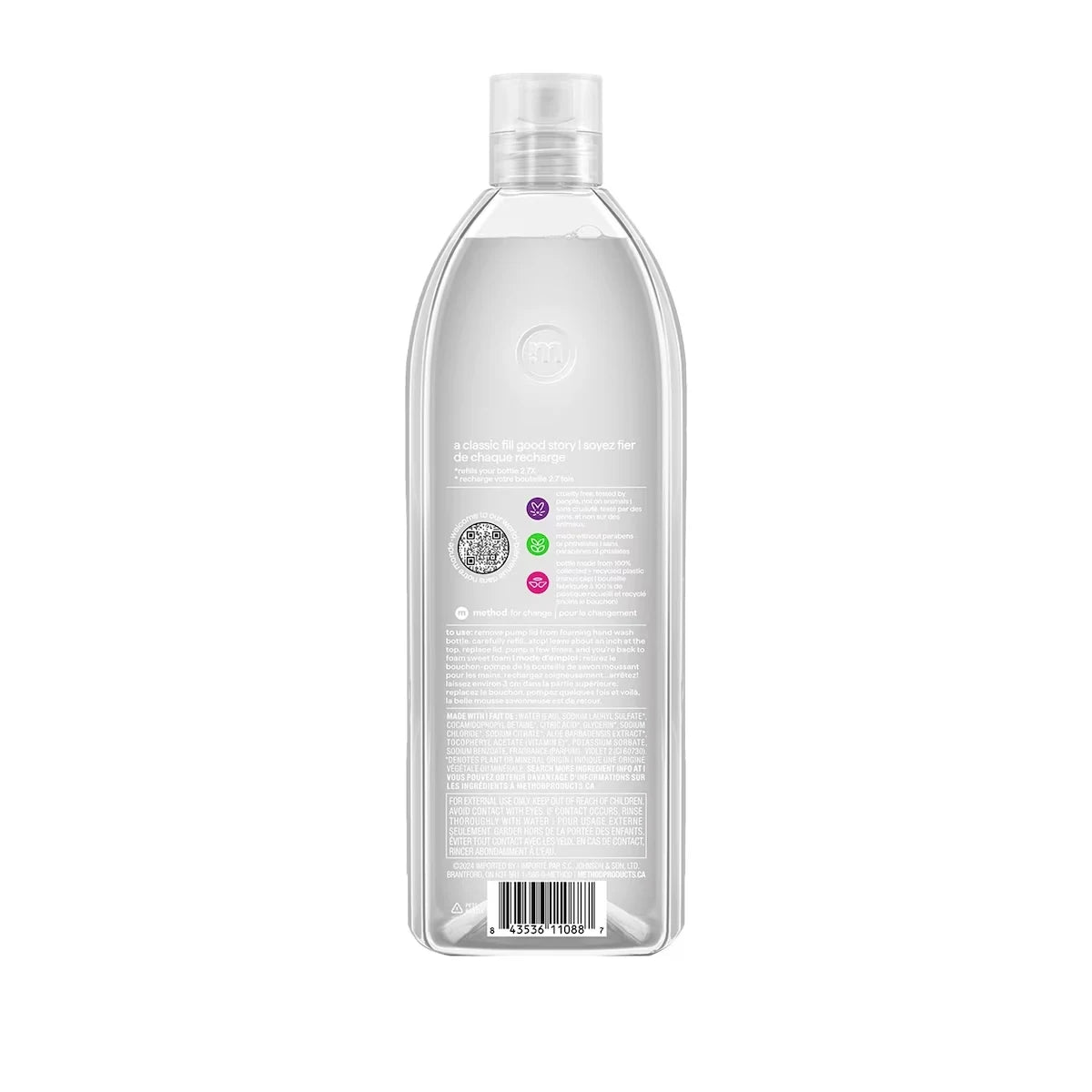 Method Foaming Hand Soap Refill Sweet Water front package