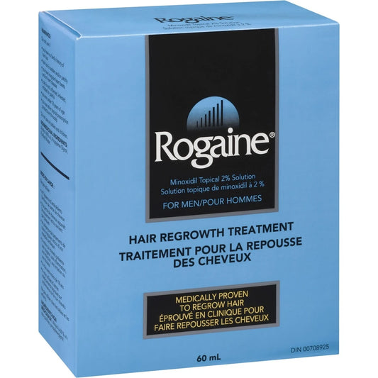Rogaine Men's 2% Minoxidil Solution Hair Loss and Regrowth Treatment product detail