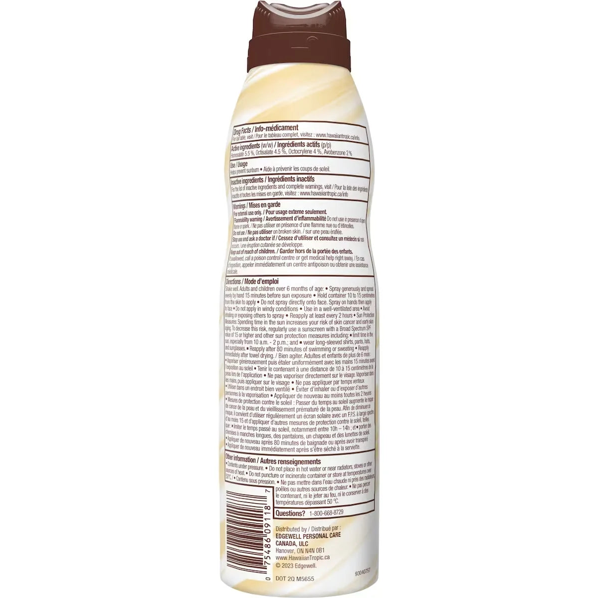 Hawaiian Tropic SILK HYDRATION® WEIGHTLESSTM Sunscreen Spray, SPF 30 product detail