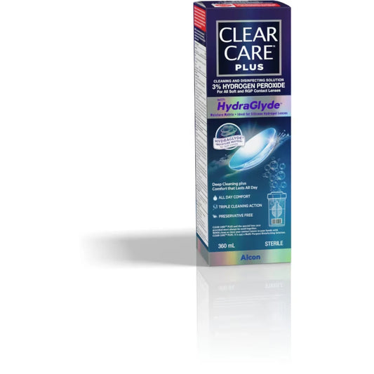 Clear Care PLUS with HydraGlyde Contact Lens Solution product detail