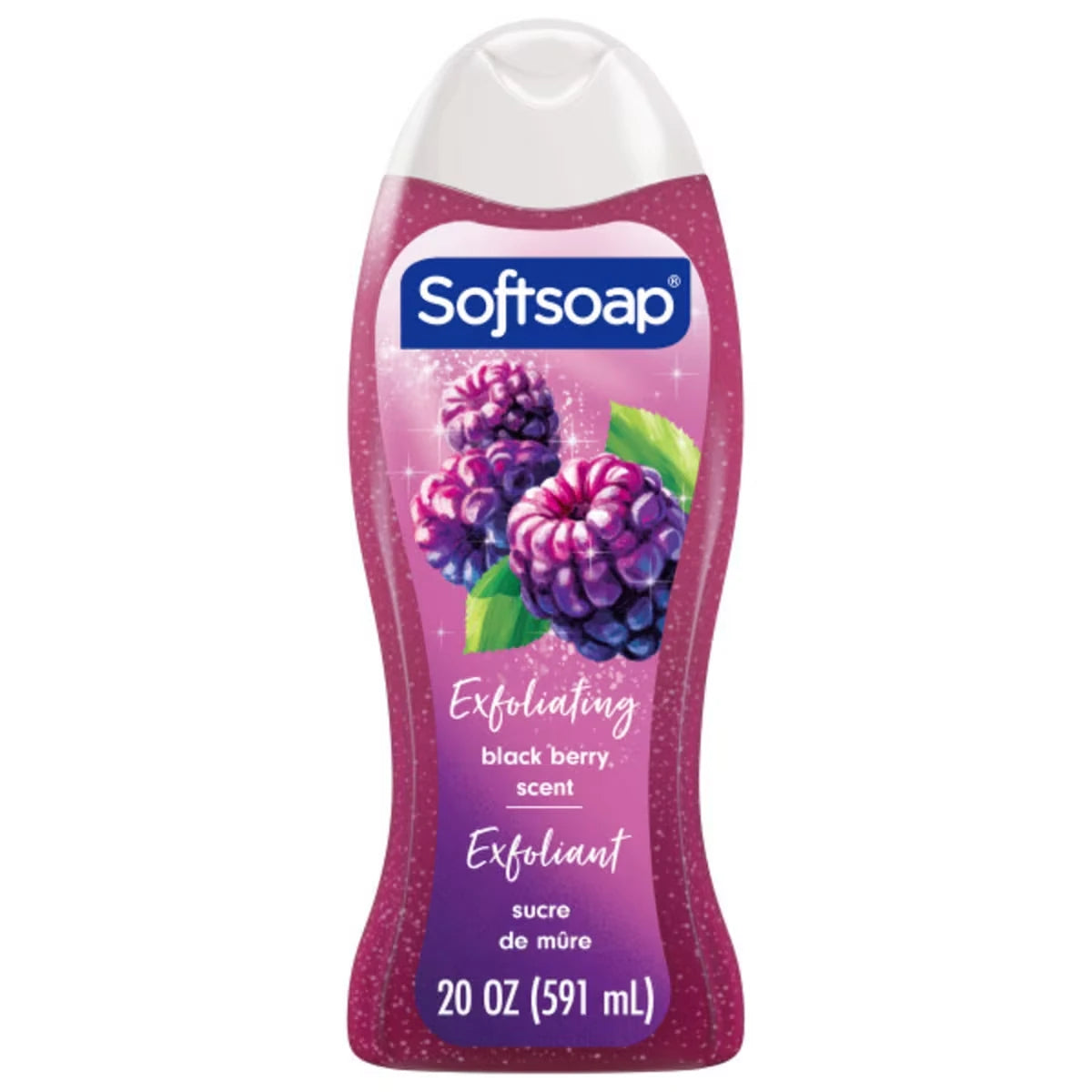 Softsoap Blackberry Sugar Exfoliating Scrub Body Wash product image