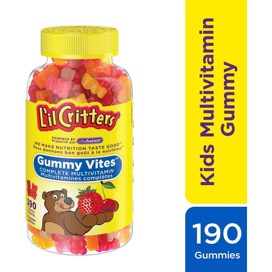 L'Il Critters GummyVites Complete Multivitamin Gummies for Kids 190 count product detail