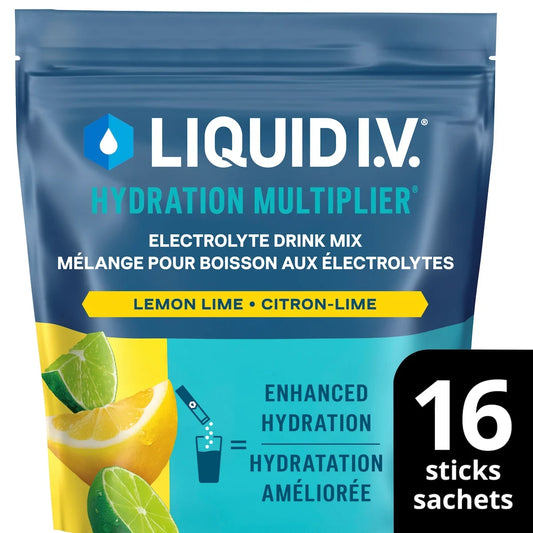 Liquid I.V Electrolyte Drink Mix Lemon Lime 16 CT 16 count product detail