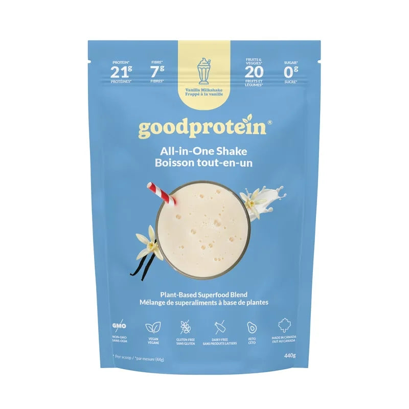Good Protein Vanilla Milkshake - All-in-One Shake front package