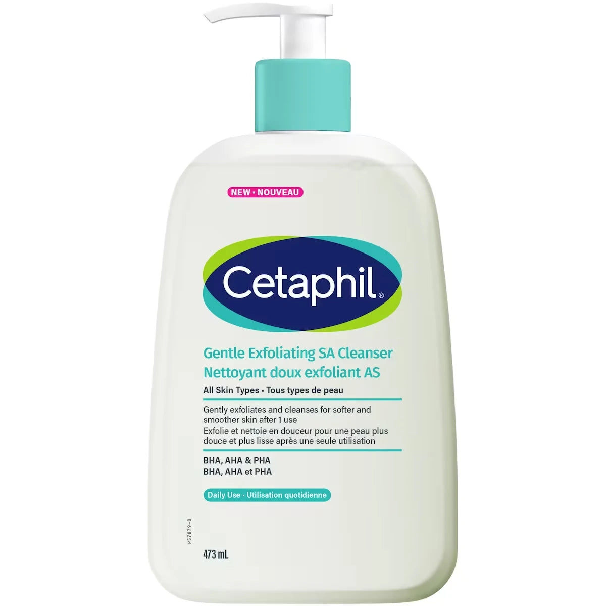 Cetaphil Gentle Exfoliating Salicylic Acid Cleanser, 473 mL product image