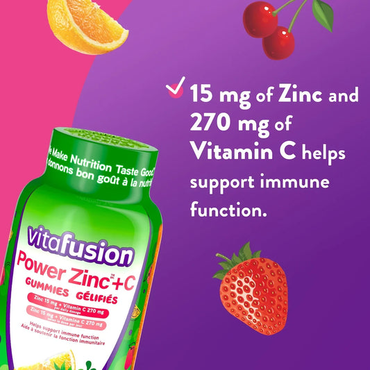 Vitafusion Power Zinc + C Gummy Vitamins product detail