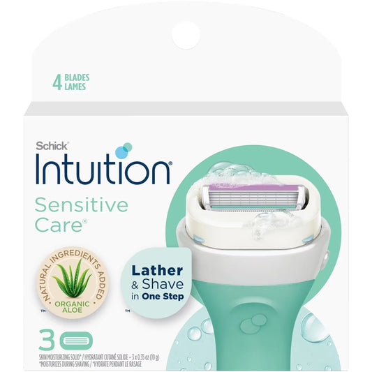 Schick Intuition Naturals Sensitive Care Womens Razor Refills with Vitamin E & Aloe alternate view