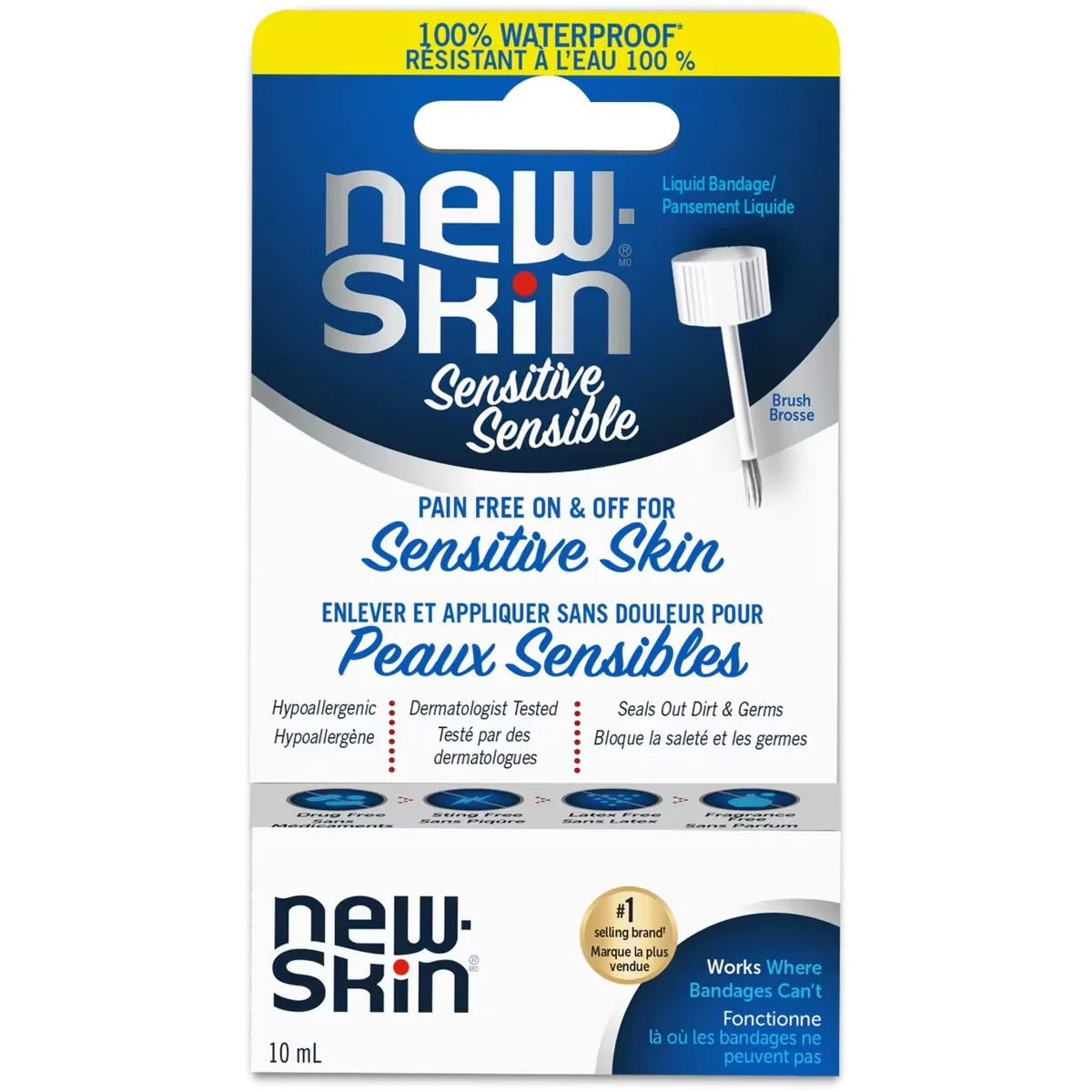 New Skin Sensitive Skin Liquid Bandage product package