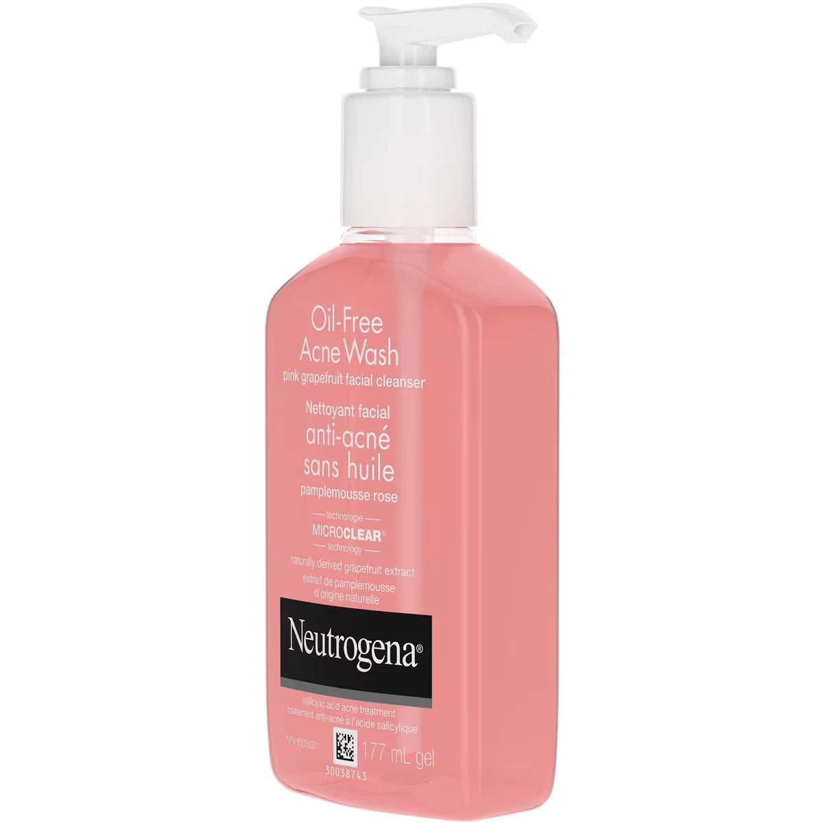 Neutrogena Oil-Free Acne Wash Pink Grapefruit Facial Cleanser product detail