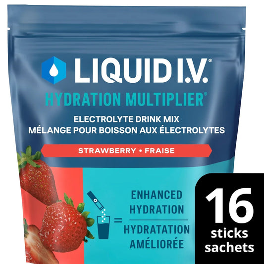 Liquid I.V Electrolyte Drink Mix Strawberry 16 CT 16 count product detail
