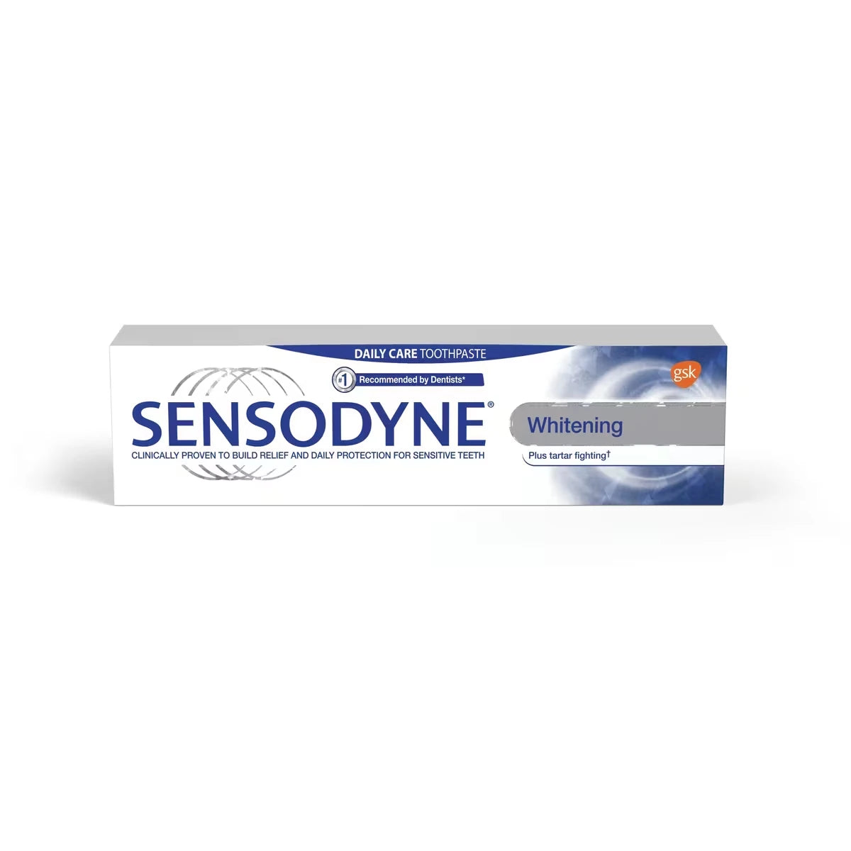 Sensodyne Whitening Plus Tartar Fighting Daily Sensitivity Toothpaste, 18 mL product image