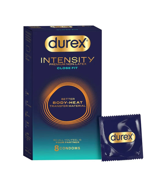 Durex Non Latex Condoms - Close Fit Intensity 8ct 8 count product detail