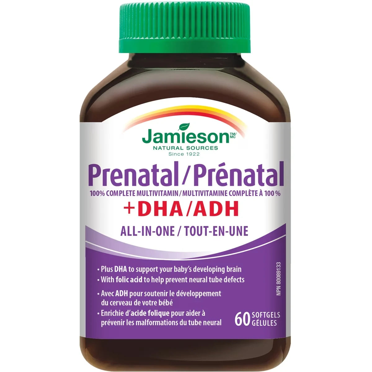 Jamieson Prenatal Complete with DHA Softgels product detail