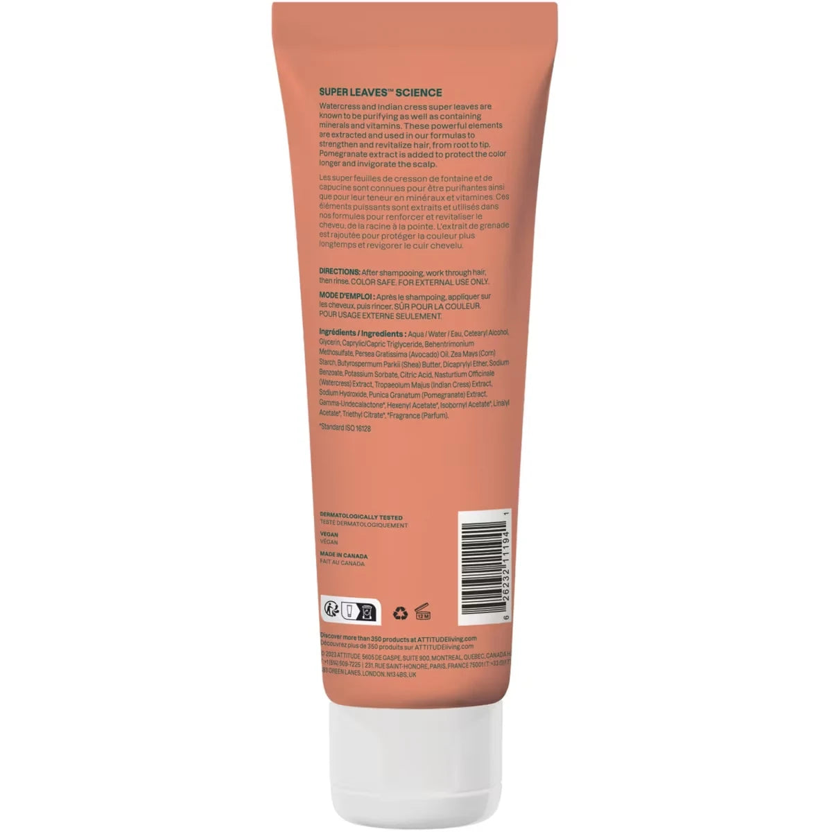 Attitude Super Leaves Conditioner - Color protection product detail