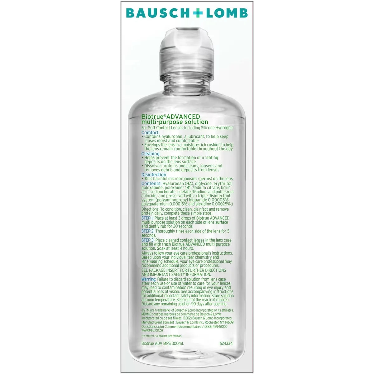 Biotrue Advanced Multi-Purpose Solution product detail