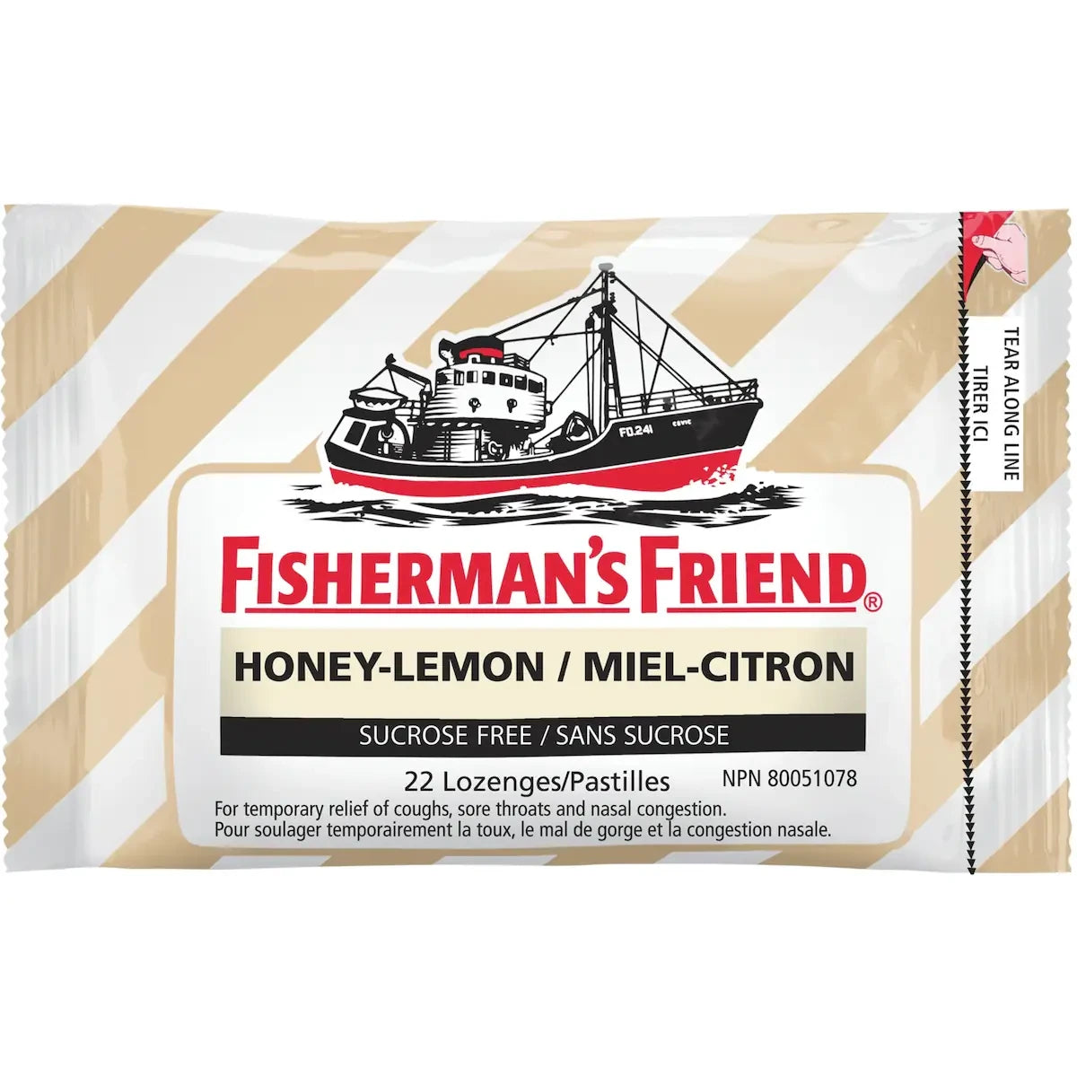 Fisherman's Friend Honey-Lemon Sugar Free Lozenges view 2