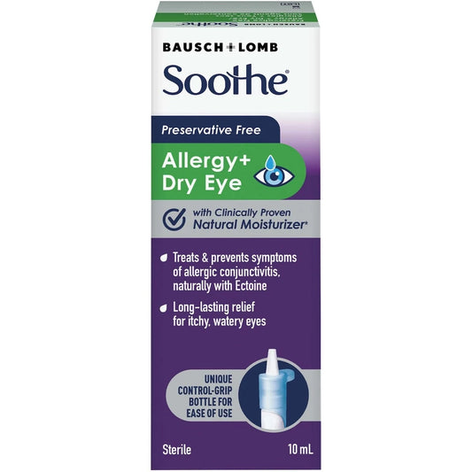 Soothe Preservative Free Allergy + Dry Eye Drops product detail