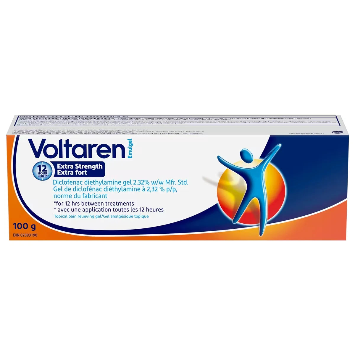 Voltaren EmulgelTM Extra Strength product package