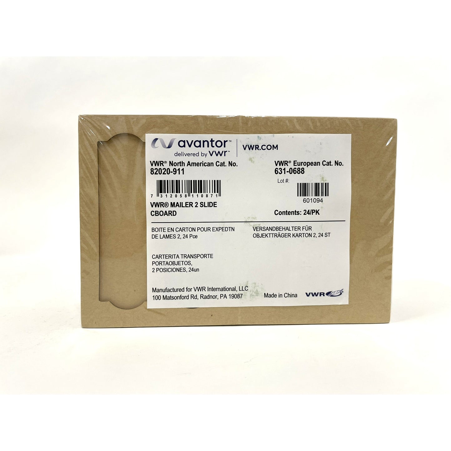 Slide Mailers for 2 Slides Pack of 24