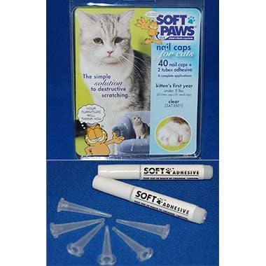 Softpaws Nail Cap Kit for Kitten First Year for Cats Box of 40 Units