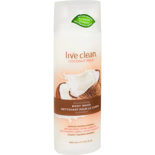 Live Clean Coconut Milk Moisturizing Body Wash product detail