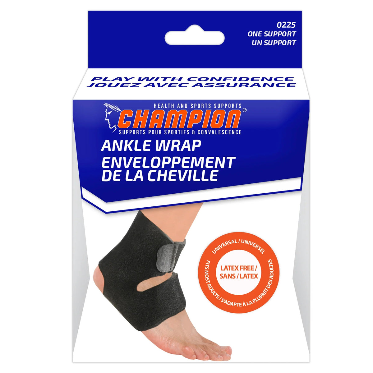 Airway Champion Ankle Wrap One Size 7" - 10 1/2" 0225 — Each — product image