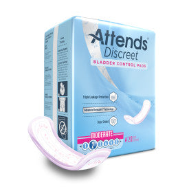 Attends 43551 - Attends Discreet Moderate Pad L-10.5" W-4.25" - 10 Bags Of 20 ADPMOD — — product image