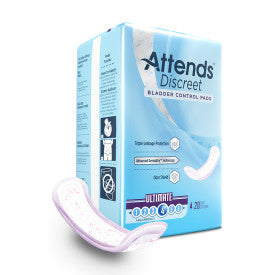 Attends 43553 - Attends Discreet Ultimate Pad L-15" W-5" - 10 Bags Of 20 ADPULT — — product image