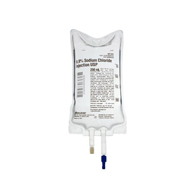 Baxter 0.9% Nacl Sodium Chloride Iv Injection Solution 1000 mL Viaflex Container Ph 5.5 Large Volume P JB1324 — Case of 12 — product image
