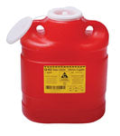 Becton Dickinson Collector Sharps Chemo 6.6 L Red With Natural Plug Top 300459 — Each — product image