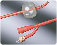 Bard Lubricath Tiemann 2-Way Med Olive Coude-Tip Single-Eye Foley Cath 12 Fr 5cc 0102L12 — Box of 12 — product image