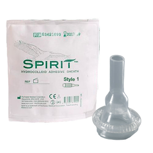 Bard Spirit Male External Catheter Sheath Style 1 Medium 29mm 35302 — Case of 30 — product image