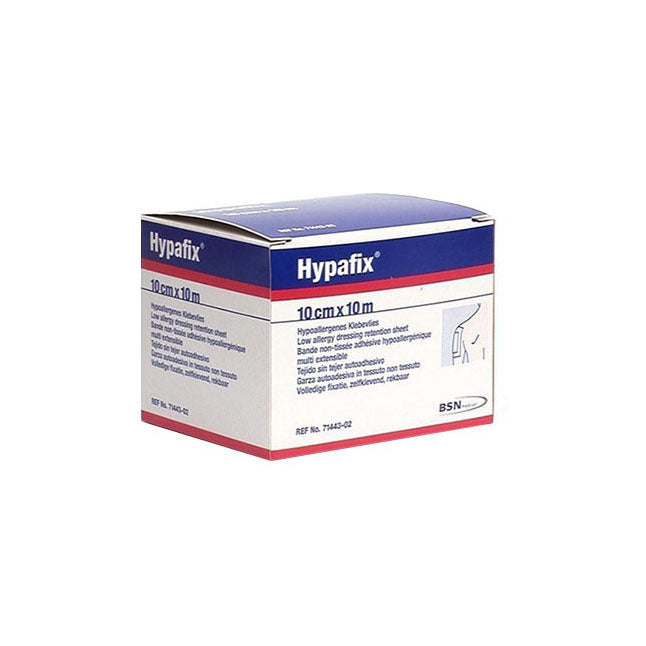 Bsn Hypafix Stretch Non-Woven Adhesive Fixation Sheet 10 cm x 10m - Box