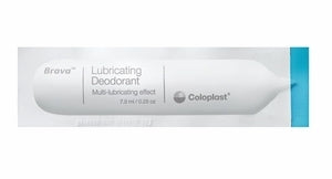 Coloplast Brava Lubricating Deodorant, 7.5 mL Sachets 12060 — Box of 20 — product image