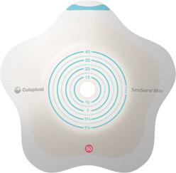 Coloplast Sensura Mio 2 Piece Concave Click Skin Barrier Pre-Cut 60mm(45-55mm) 18524 — Box of 5 — product image