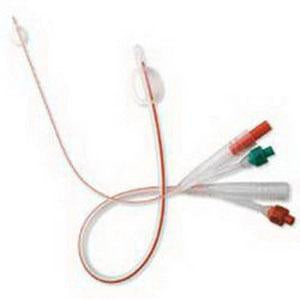 Coloplast Cysto-Care Silicone Foley Catheter, Size 14 Fr 10cc Balloon AA6114 — Box of 5 — product image