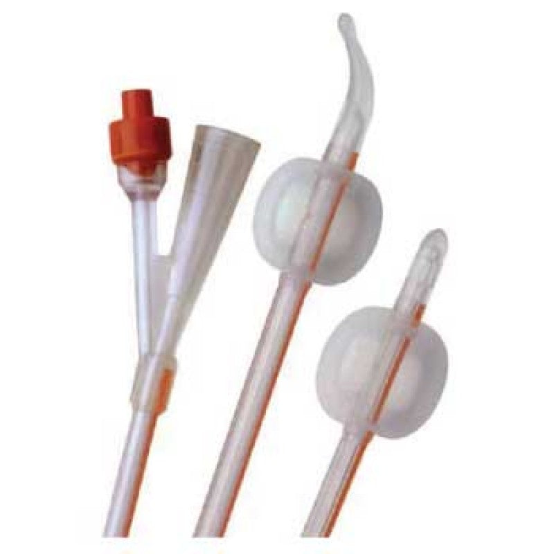 Coloplast Cysto-Care Silicone Foley Catheter, Size 10 Fr 15cc Balloon AA6310 — Box of 5 — product image